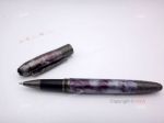 Replica Montblanc Daniel Defoe Rollerball Pen 110506 / Purple & Black Clip